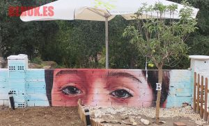 Mural Mirada Ojos Dep Fallecido Nino 300x100000